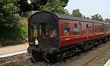 LMS Officers Saloon at Boat of Garten Station.