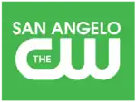 The CW network logo with San Angelo above it, right-aligned