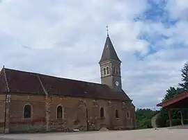 The church in La Chapelle-Thècle