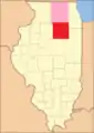 LaSalle County from the time of its creation to 1836, including a large tract of unorganized territory temporarily attached to it.