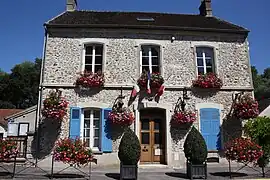 The town hall in La Celle-sur-Morin