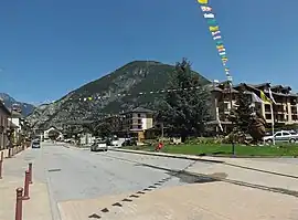 The road in the centre of La Chambre