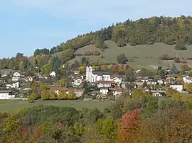 A general view of La Chapelle-Blanche