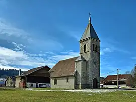 The church in La Chenalotte