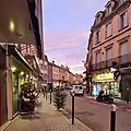 Main street running through the city centre