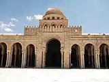 Islamic portico of the Great Mosque of Kairouan (Kairouan, Tunisia)