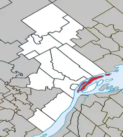 Location within D'Autray RCM.