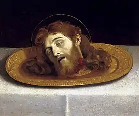 The head of the Baptist. Real Academia de Bellas Artes de San Fernando, Madrid.