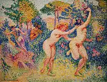 Henri-Edmond Cross, 1906, La fuite des nymphes, Musée d'Orsay