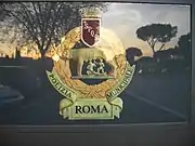 Emblem of the Capital Police of the Municipality of Rome