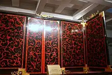 Lacquerware screen of Prince of Nanyue (reconstruction), Han dynasty