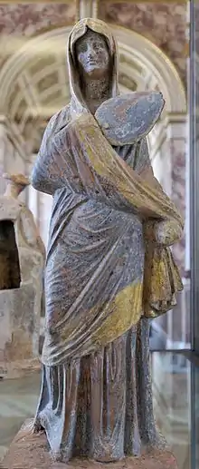 Lady in blue, 3rd century BC, Tanagra