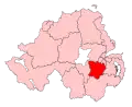 A medium constituency located inland, in the southeast of the country.