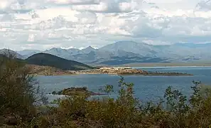 Lake Pleasant – north view with Bradshaw Mountains in background