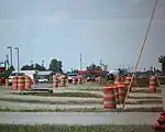 Road construction in June