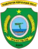 Coat of arms of Sula Islands Regency