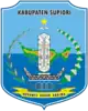 Coat of arms of Supiori Regency