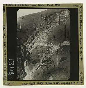 Hillsides in high rainfall areas of the Strzelecki Ranges were prone to slumping after the native vegetation had been removed.