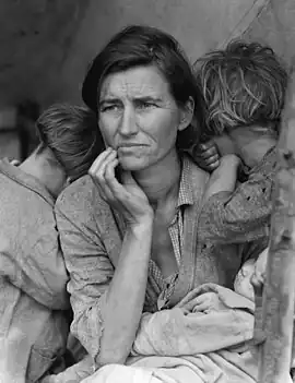 Dorothea Lange "Migrant Mother, Nipomo, California"