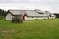 Reconstructed Iron Age hall at Veien, Norway, 1st-2nd century AD