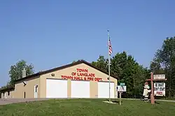 Town of Langlade Town Hall and Fire Station located in Lily.