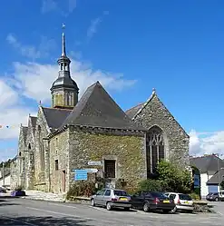 The church of Saint-Jean-Baptiste, in Lanrelas