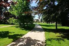 A view of the park in Lanvollon