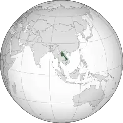 Location of Lao Issara