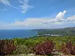 Larena Bay and town from Triad Hill