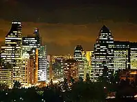 Santiago at night