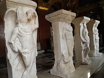 Las Incantadas, sculptures from a portico that adorned the Roman Forum of Thessalonica, 150-230 AD