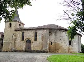 The church in Lasserrade