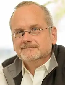 Harvard law professor Lawrence Lessig (JD, 1989)