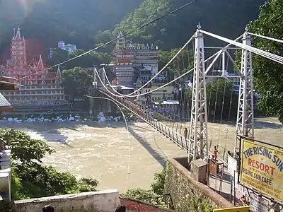 A view of the bridge.