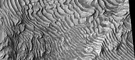 Layers in Danielson Crater, as seen by HiRISE under HiWish program