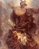 The fall of the rebel angels, after 1680, oil on canvas, Musée des Beaux-Arts de Dijon.