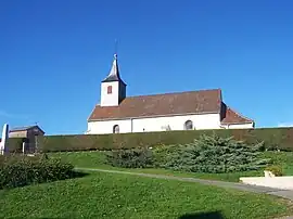 The church in Le Tartre