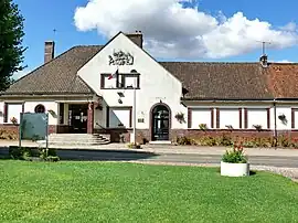 The town hall and school of Le Bosquel