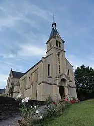 The church in Le Châtelet-sur-Sormonne