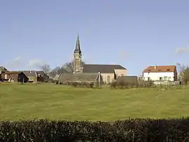 The church in Le Favril