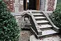 The decorated stairs of the Château d'If