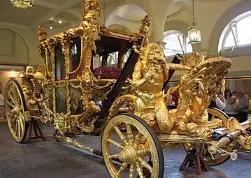 The State Coach, Royal Mews, London