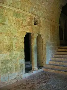 A door in the Abbey of Thoronet, France.