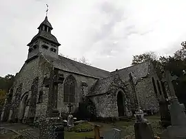 The church in Le Tiercent