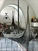 The Oseberg ship (Viking Ship Museum, Norway).