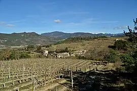 A general view of the village of Aubenasson