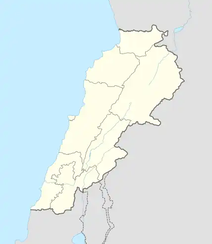 Kafr Zabad is located in Lebanon