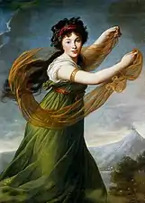 Portrait of Pélagie Sapieżyna-Potocka, Louise Élisabeth Vigée Le Brun, 1794