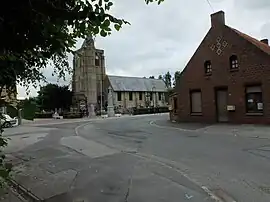 The church in Lederzeele