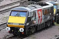 91117 at Leicester TMD in October 2019.